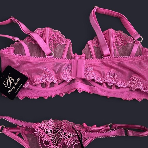 Honey Birdette Pink Lace Set - Picture 2 of 5
